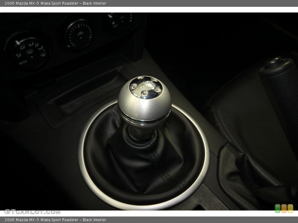 Black Interior Transmission for the 2006 Mazda MX-5 Miata Sport Roadster #81369409