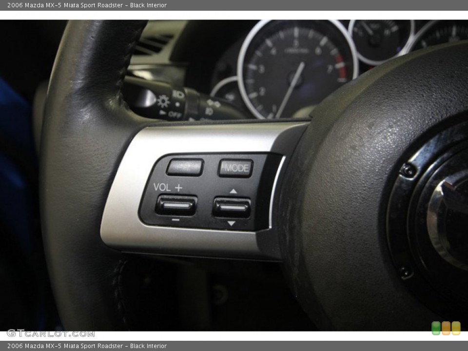 Black Interior Controls for the 2006 Mazda MX-5 Miata Sport Roadster #81369489