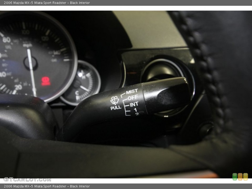 Black Interior Controls for the 2006 Mazda MX-5 Miata Sport Roadster #81369513