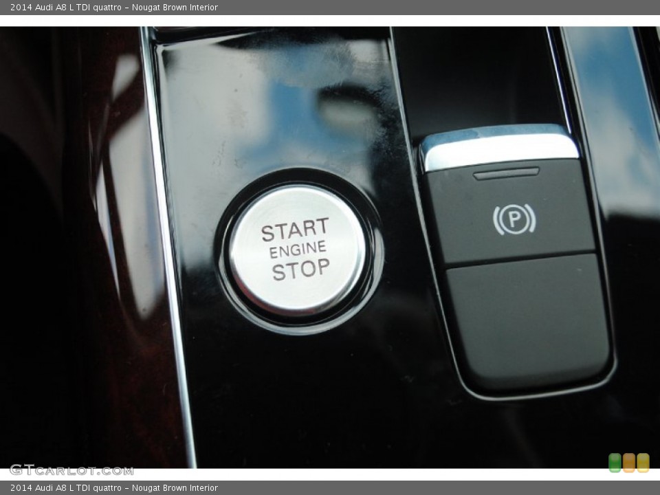 Nougat Brown Interior Controls for the 2014 Audi A8 L TDI quattro #81369516