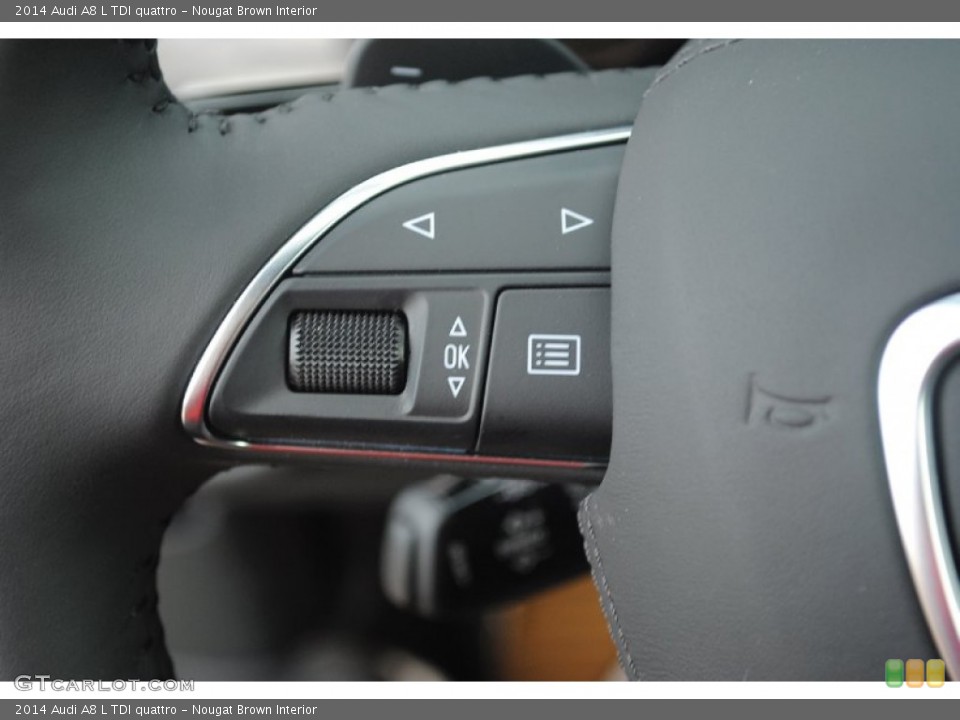 Nougat Brown Interior Controls for the 2014 Audi A8 L TDI quattro #81369567