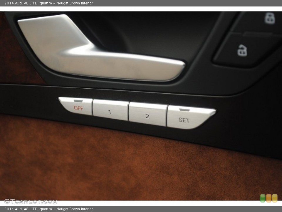 Nougat Brown Interior Controls for the 2014 Audi A8 L TDI quattro #81369729