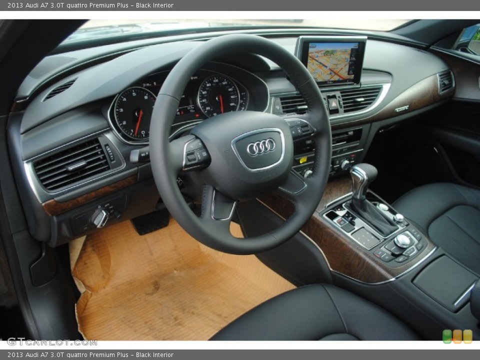 Black Interior Dashboard for the 2013 Audi A7 3.0T quattro Premium Plus #81370394