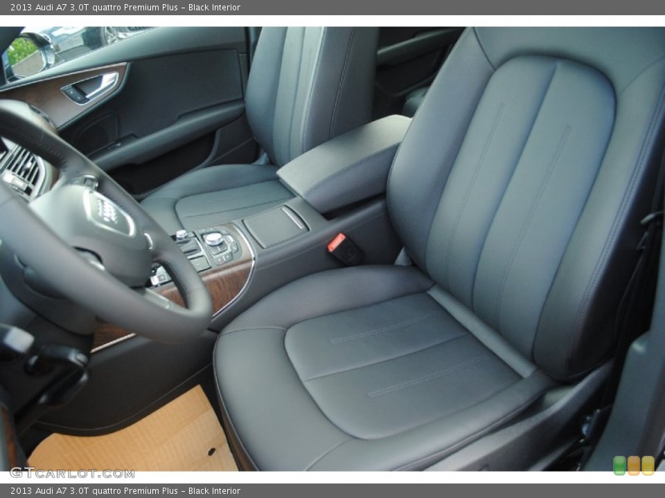 Black Interior Front Seat for the 2013 Audi A7 3.0T quattro Premium Plus #81370416