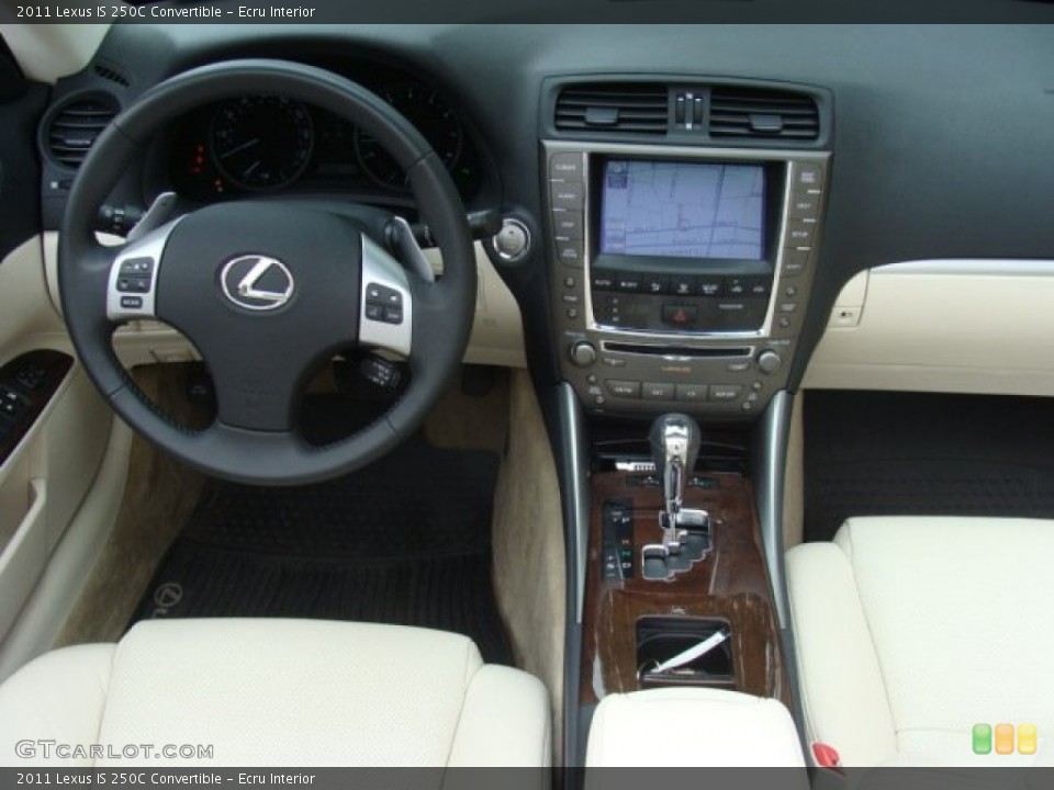 Ecru Interior Dashboard for the 2011 Lexus IS 250C Convertible #81370469