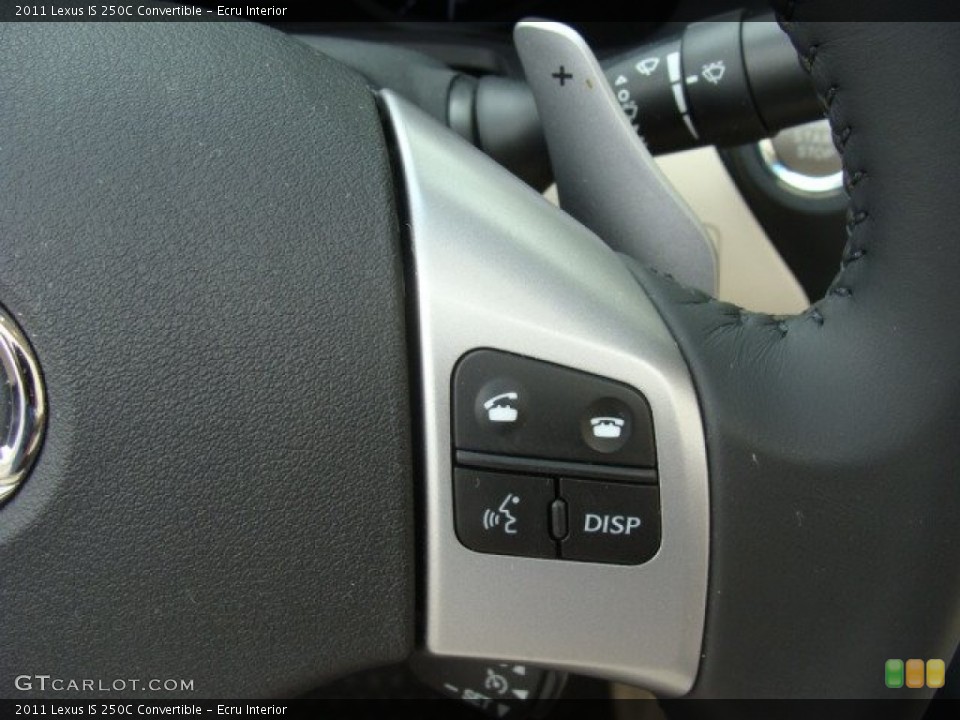Ecru Interior Controls for the 2011 Lexus IS 250C Convertible #81370554