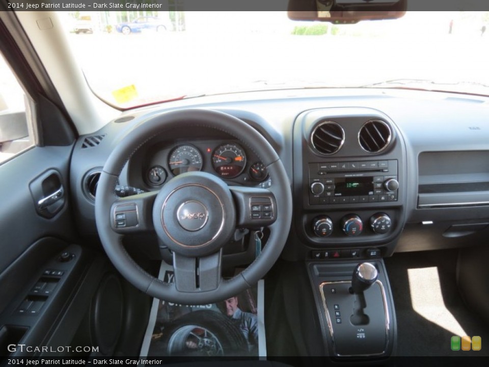 Dark Slate Gray Interior Dashboard for the 2014 Jeep Patriot Latitude #81370557