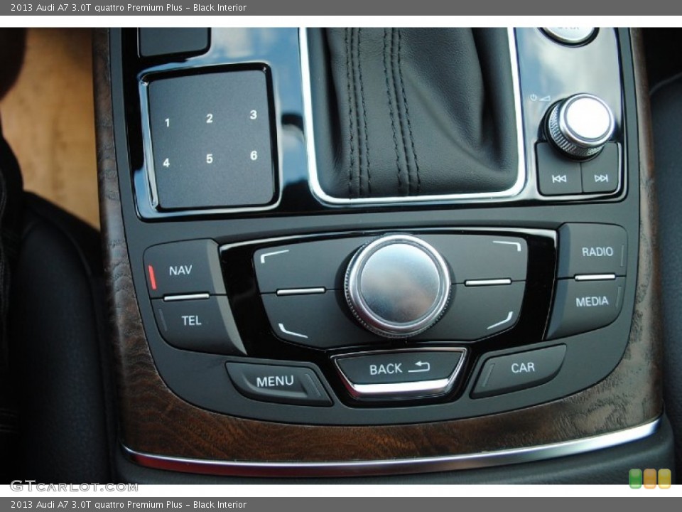 Black Interior Controls for the 2013 Audi A7 3.0T quattro Premium Plus #81370569