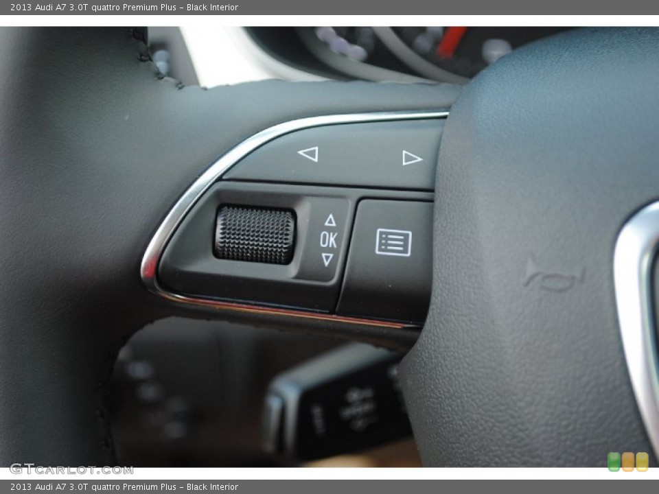 Black Interior Controls for the 2013 Audi A7 3.0T quattro Premium Plus #81370605
