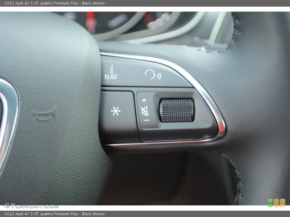 Black Interior Controls for the 2013 Audi A7 3.0T quattro Premium Plus #81370619