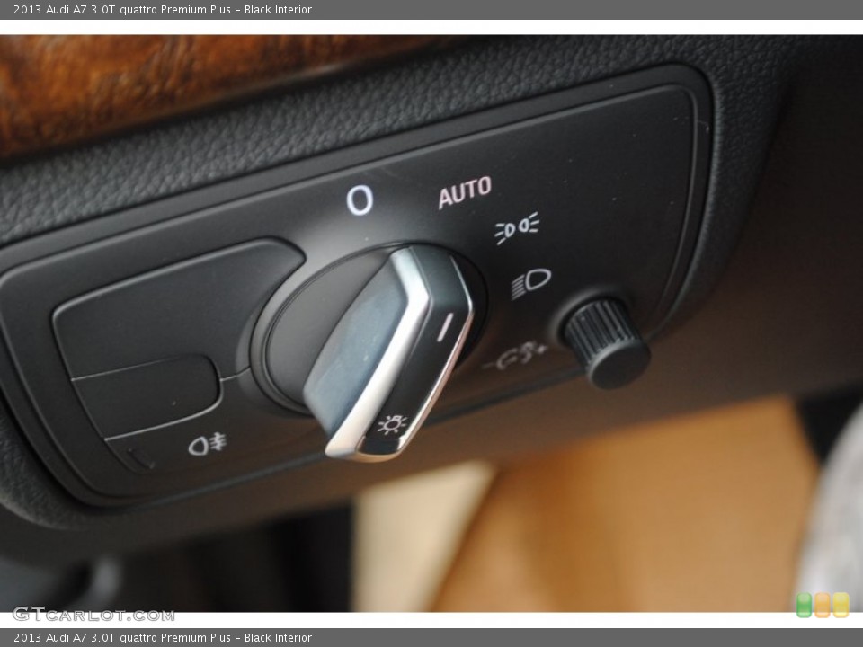 Black Interior Controls for the 2013 Audi A7 3.0T quattro Premium Plus #81370681
