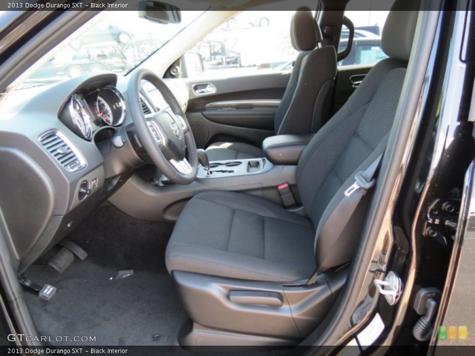 Black Interior Photo for the 2013 Dodge Durango SXT #81371368