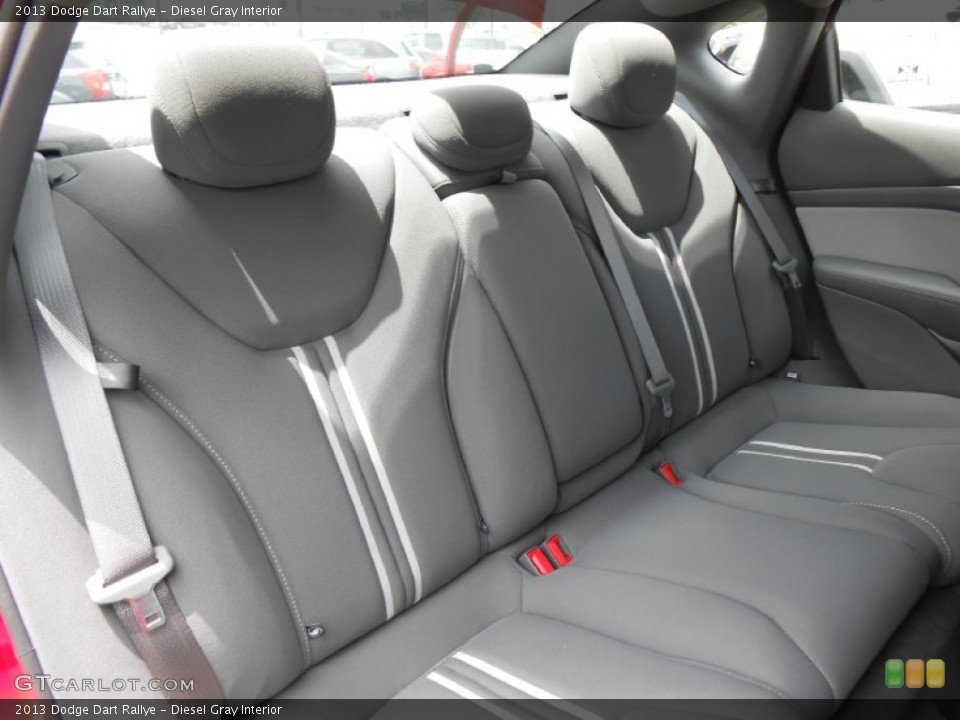 Diesel Gray Interior Rear Seat for the 2013 Dodge Dart Rallye #81372250