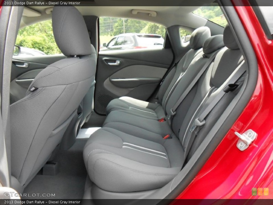 Diesel Gray Interior Rear Seat for the 2013 Dodge Dart Rallye #81372292