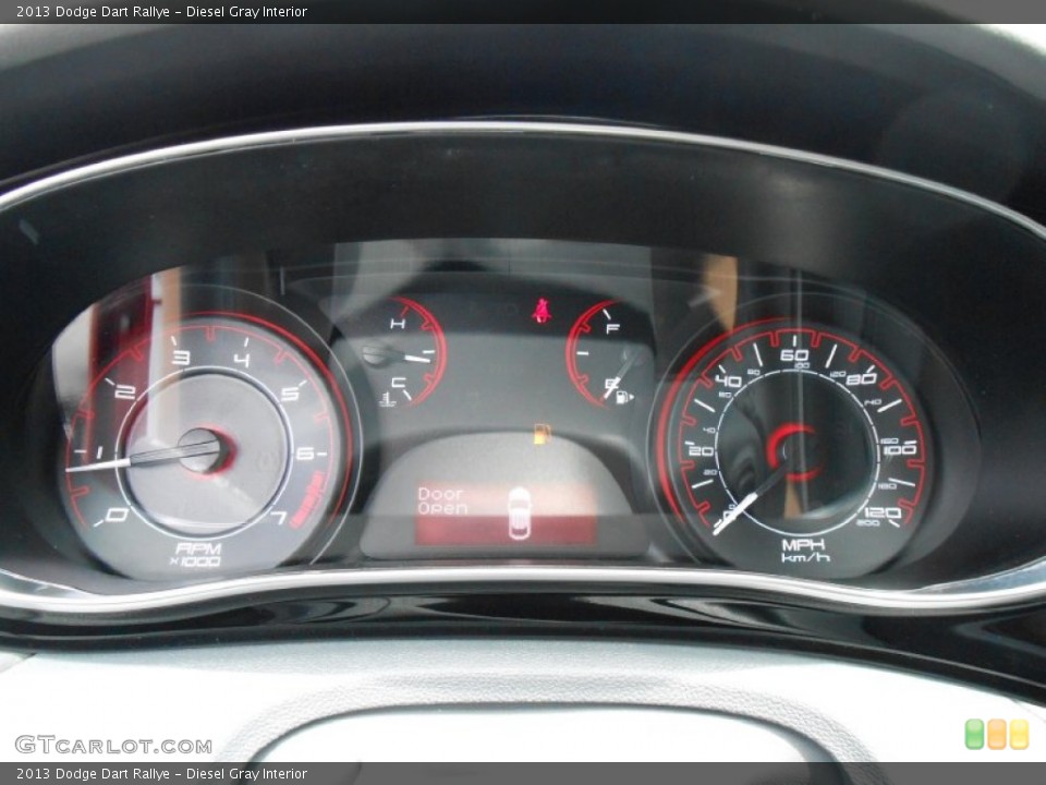 Diesel Gray Interior Gauges for the 2013 Dodge Dart Rallye #81372495