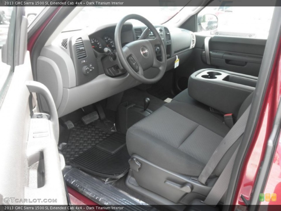 Dark Titanium Interior Prime Interior for the 2013 GMC Sierra 1500 SL Extended Cab 4x4 #81373479