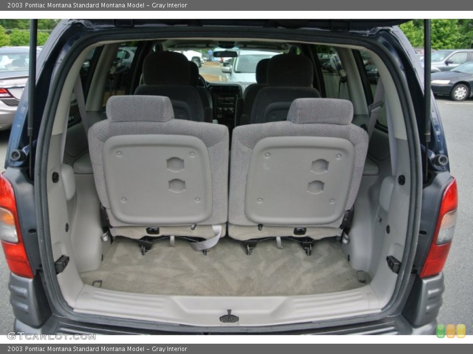 Gray Interior Trunk for the 2003 Pontiac Montana  #81373878