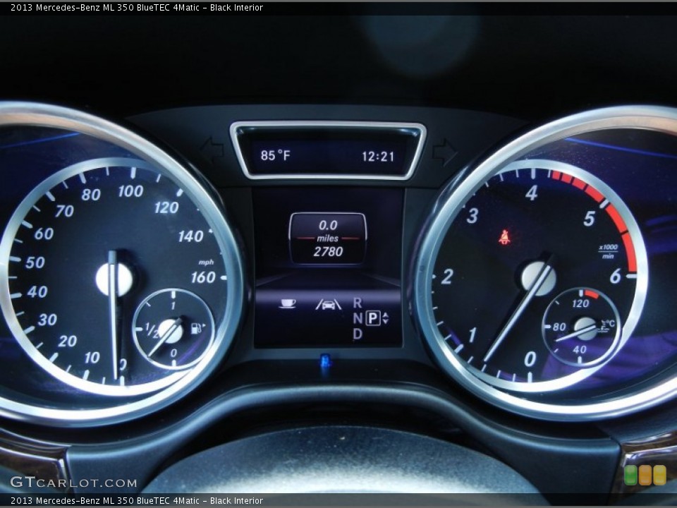 Black Interior Gauges for the 2013 Mercedes-Benz ML 350 BlueTEC 4Matic #81374412