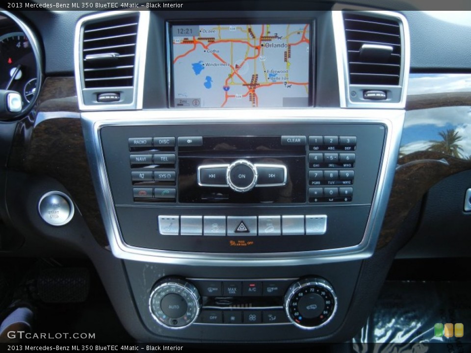 Black Interior Controls for the 2013 Mercedes-Benz ML 350 BlueTEC 4Matic #81374436