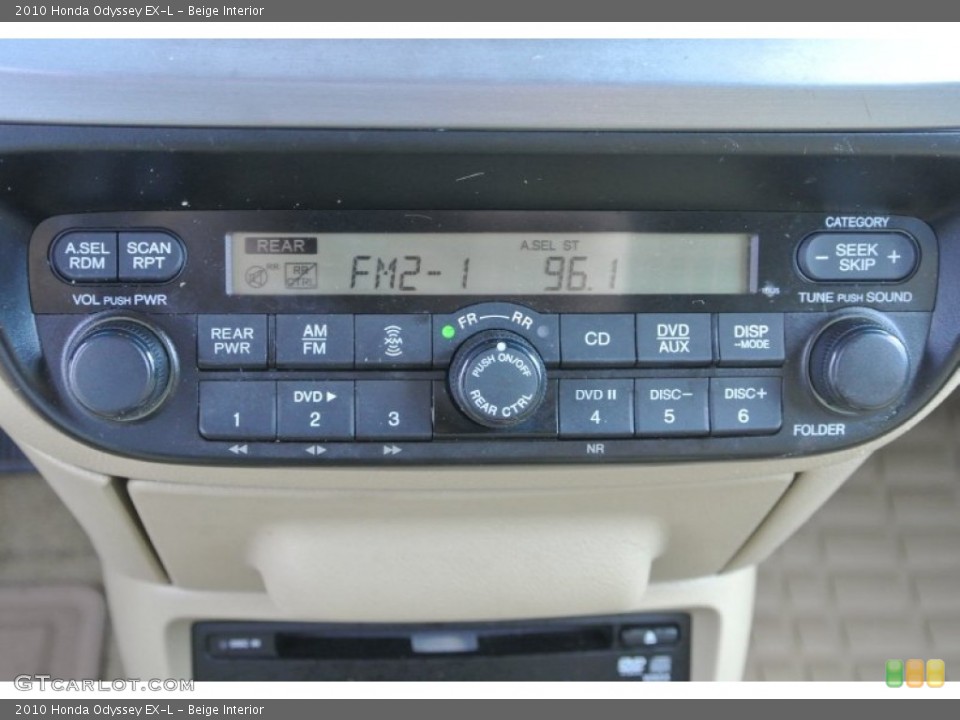 Beige Interior Controls for the 2010 Honda Odyssey EX-L #81375051