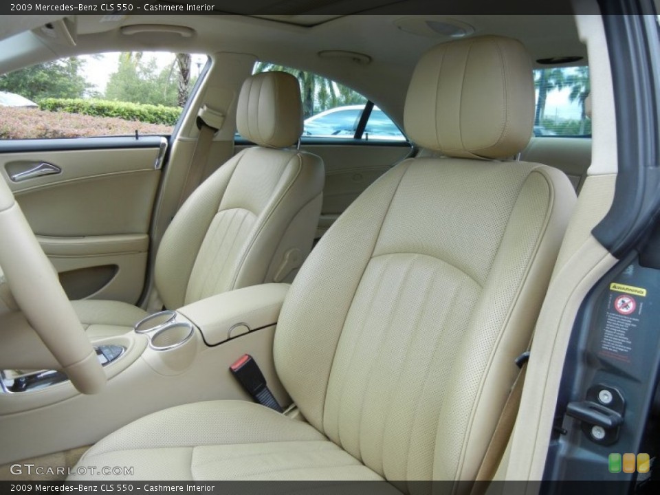 Cashmere Interior Front Seat for the 2009 Mercedes-Benz CLS 550 #81375588