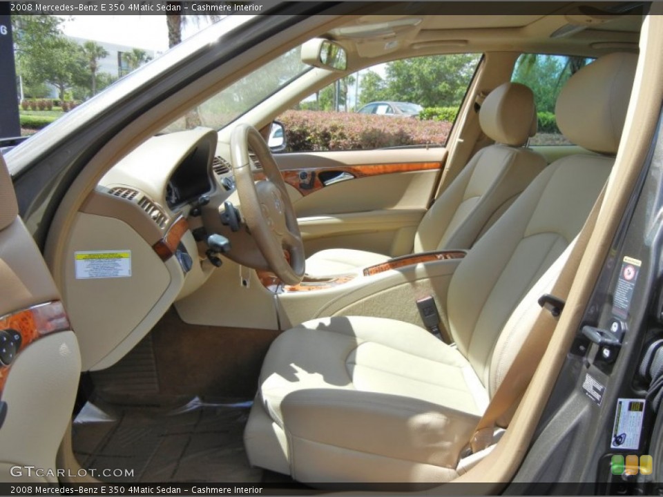 Cashmere Interior Photo for the 2008 Mercedes-Benz E 350 4Matic Sedan #81376264