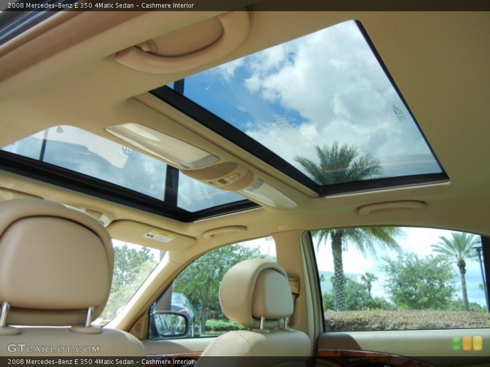 Cashmere Interior Sunroof for the 2008 Mercedes-Benz E 350 4Matic Sedan #81376429
