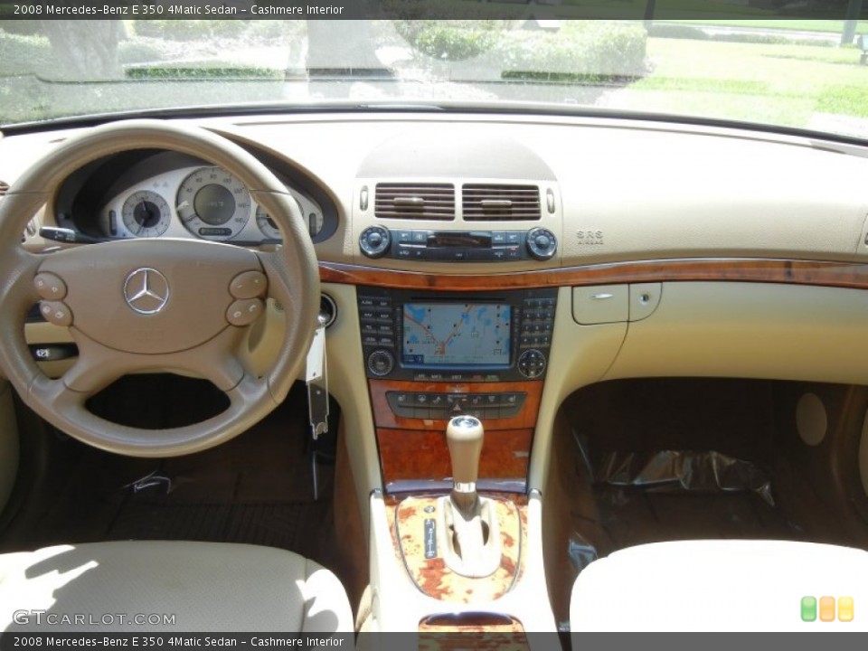 Cashmere Interior Dashboard for the 2008 Mercedes-Benz E 350 4Matic Sedan #81376461