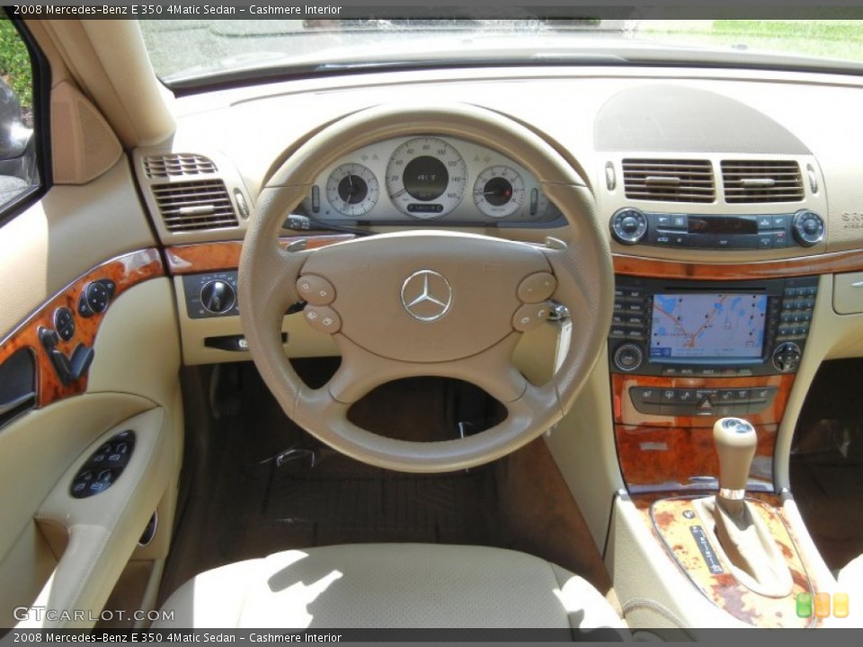 Cashmere Interior Dashboard for the 2008 Mercedes-Benz E 350 4Matic Sedan #81376482