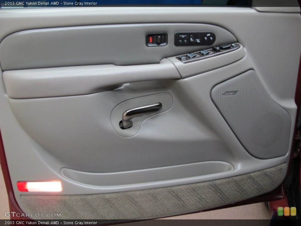 Stone Gray Interior Door Panel for the 2003 GMC Yukon Denali AWD #81376785