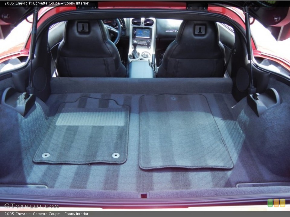 Ebony Interior Trunk for the 2005 Chevrolet Corvette Coupe #81377049