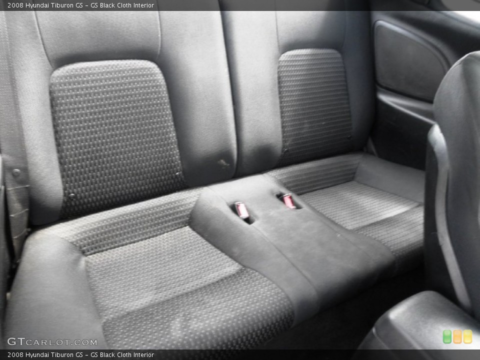 GS Black Cloth Interior Rear Seat for the 2008 Hyundai Tiburon GS #81377197