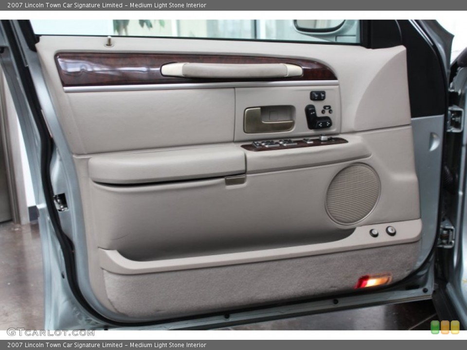 Medium Light Stone Interior Door Panel for the 2007 Lincoln Town Car Signature Limited #81377575