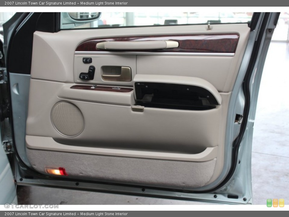 Medium Light Stone Interior Door Panel for the 2007 Lincoln Town Car Signature Limited #81377623