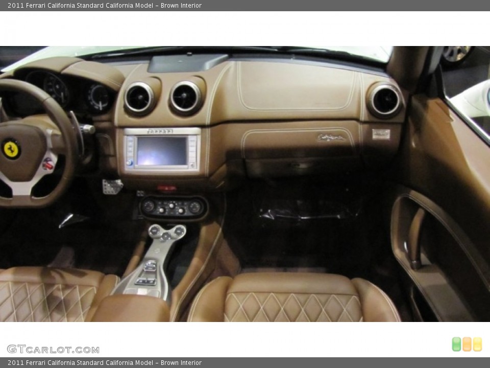 Brown Interior Dashboard for the 2011 Ferrari California  #81378197