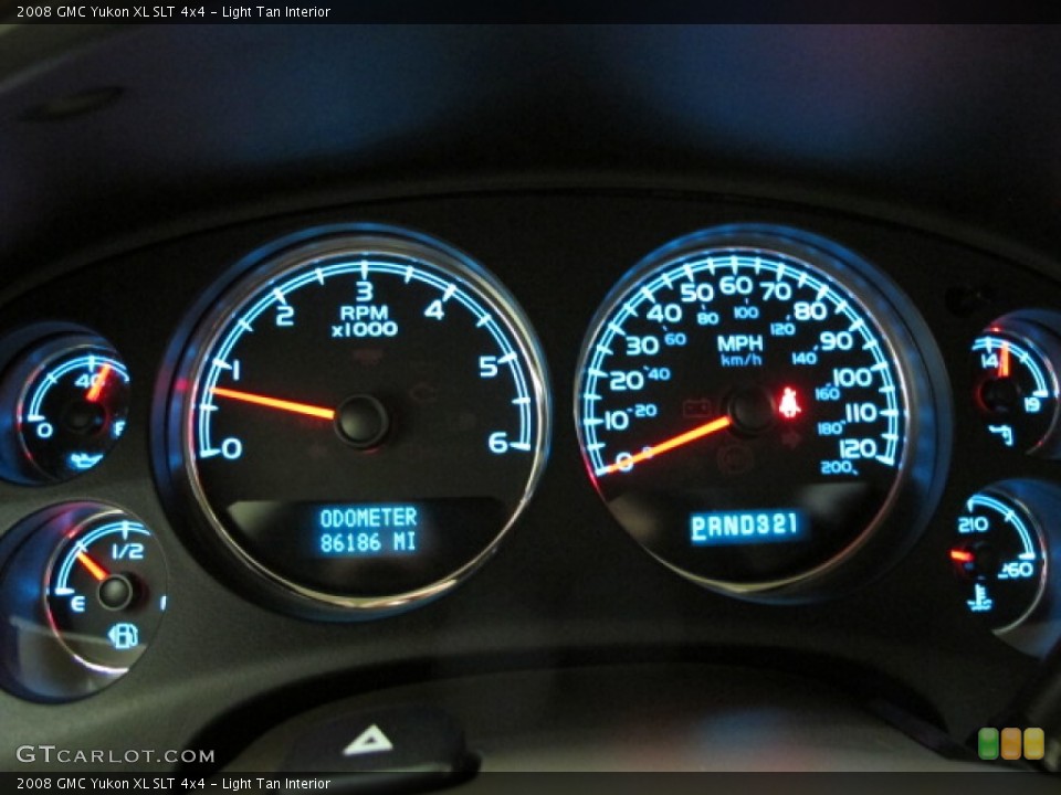 Light Tan Interior Gauges for the 2008 GMC Yukon XL SLT 4x4 #81378390