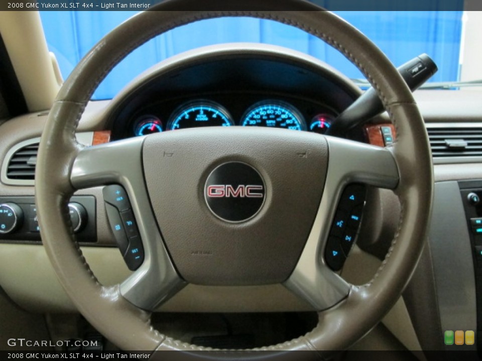 Light Tan Interior Steering Wheel for the 2008 GMC Yukon XL SLT 4x4 #81378466