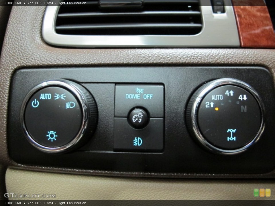 Light Tan Interior Controls for the 2008 GMC Yukon XL SLT 4x4 #81378531