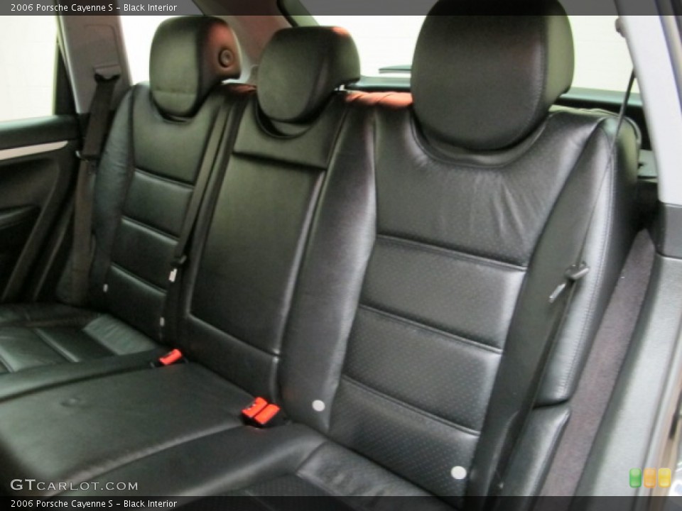 Black Interior Rear Seat for the 2006 Porsche Cayenne S #81379023