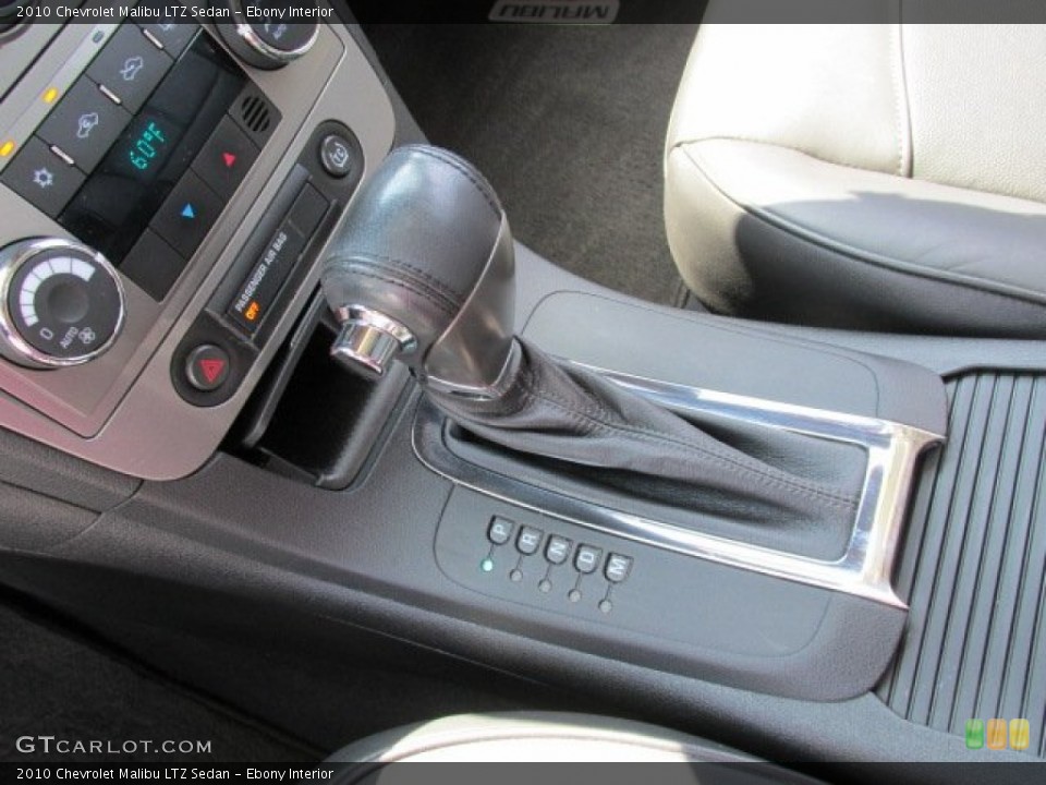 Ebony Interior Transmission for the 2010 Chevrolet Malibu LTZ Sedan #81379041