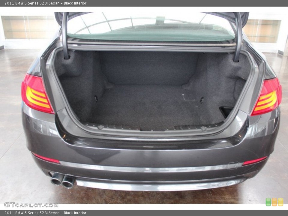 Black Interior Trunk for the 2011 BMW 5 Series 528i Sedan #81379221