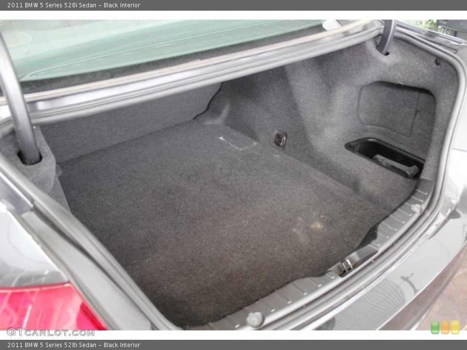Black Interior Trunk for the 2011 BMW 5 Series 528i Sedan #81379240
