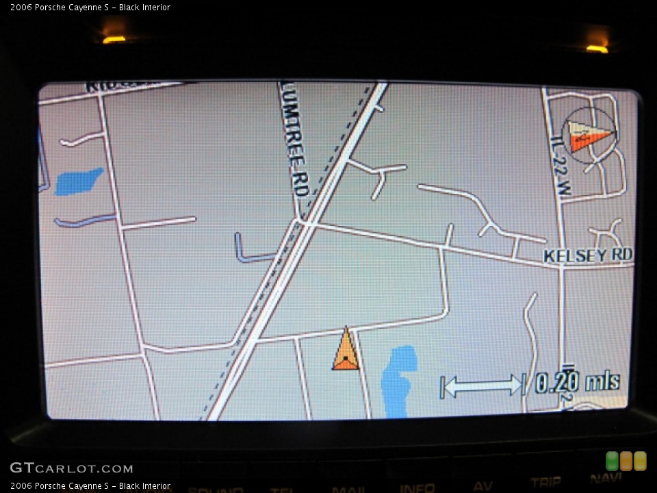 Black Interior Navigation for the 2006 Porsche Cayenne S #81379272