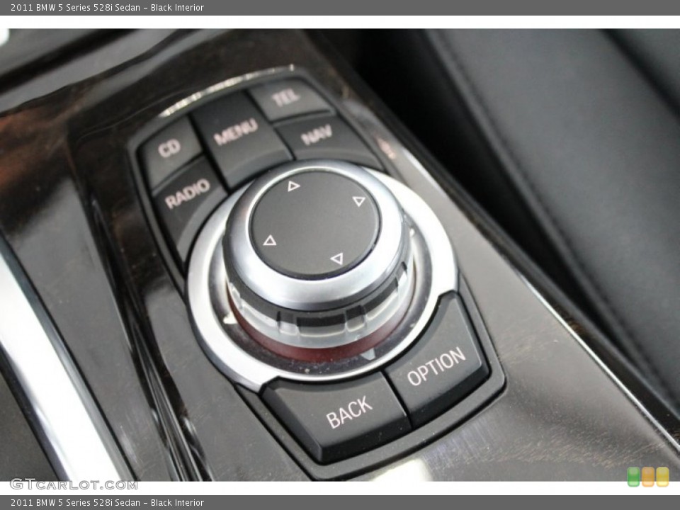 Black Interior Controls for the 2011 BMW 5 Series 528i Sedan #81379308
