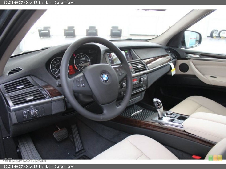 Oyster Interior Prime Interior for the 2013 BMW X5 xDrive 35i Premium #81380888