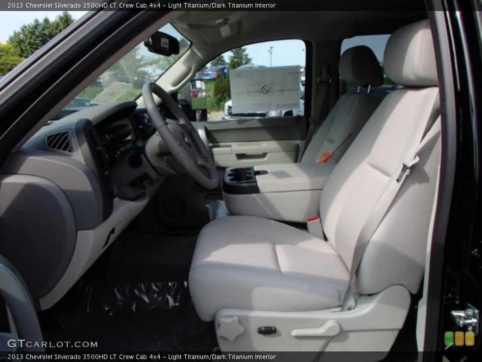 Light Titanium/Dark Titanium Interior Photo for the 2013 Chevrolet Silverado 3500HD LT Crew Cab 4x4 #81381465