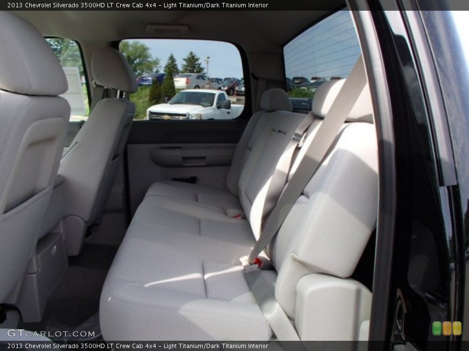 Light Titanium/Dark Titanium Interior Rear Seat for the 2013 Chevrolet Silverado 3500HD LT Crew Cab 4x4 #81381499