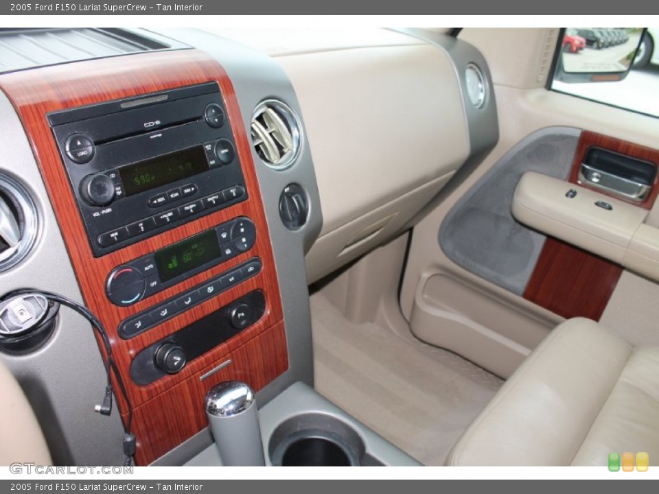 Tan Interior Controls for the 2005 Ford F150 Lariat SuperCrew #81381675