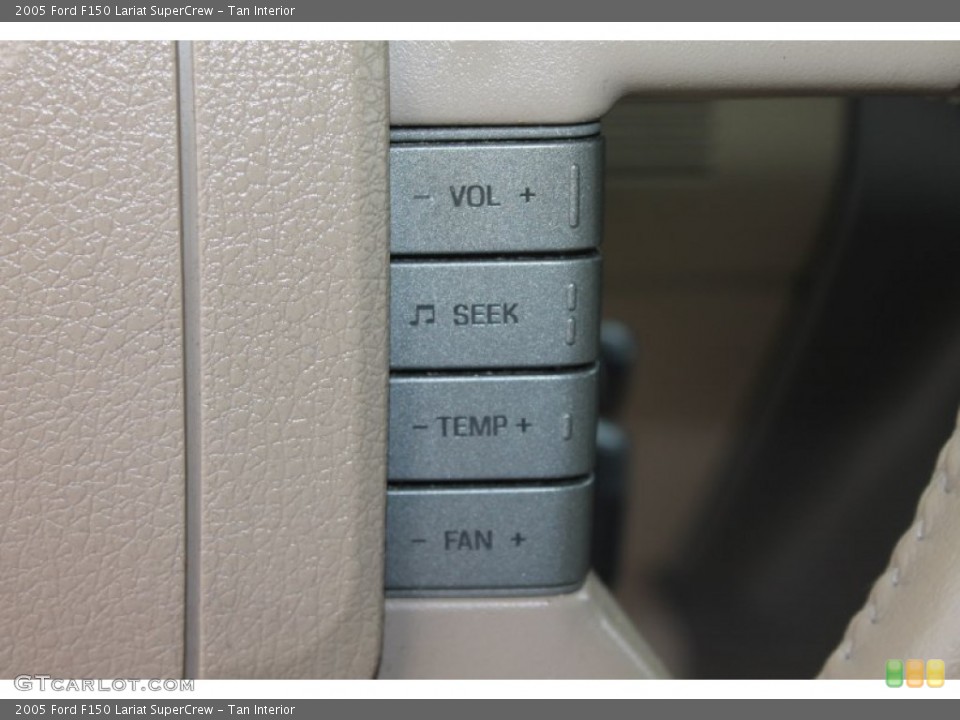 Tan Interior Controls for the 2005 Ford F150 Lariat SuperCrew #81381891
