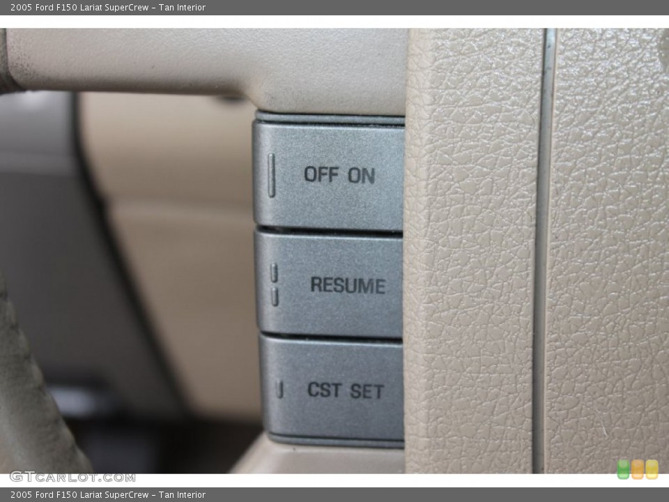 Tan Interior Controls for the 2005 Ford F150 Lariat SuperCrew #81381915
